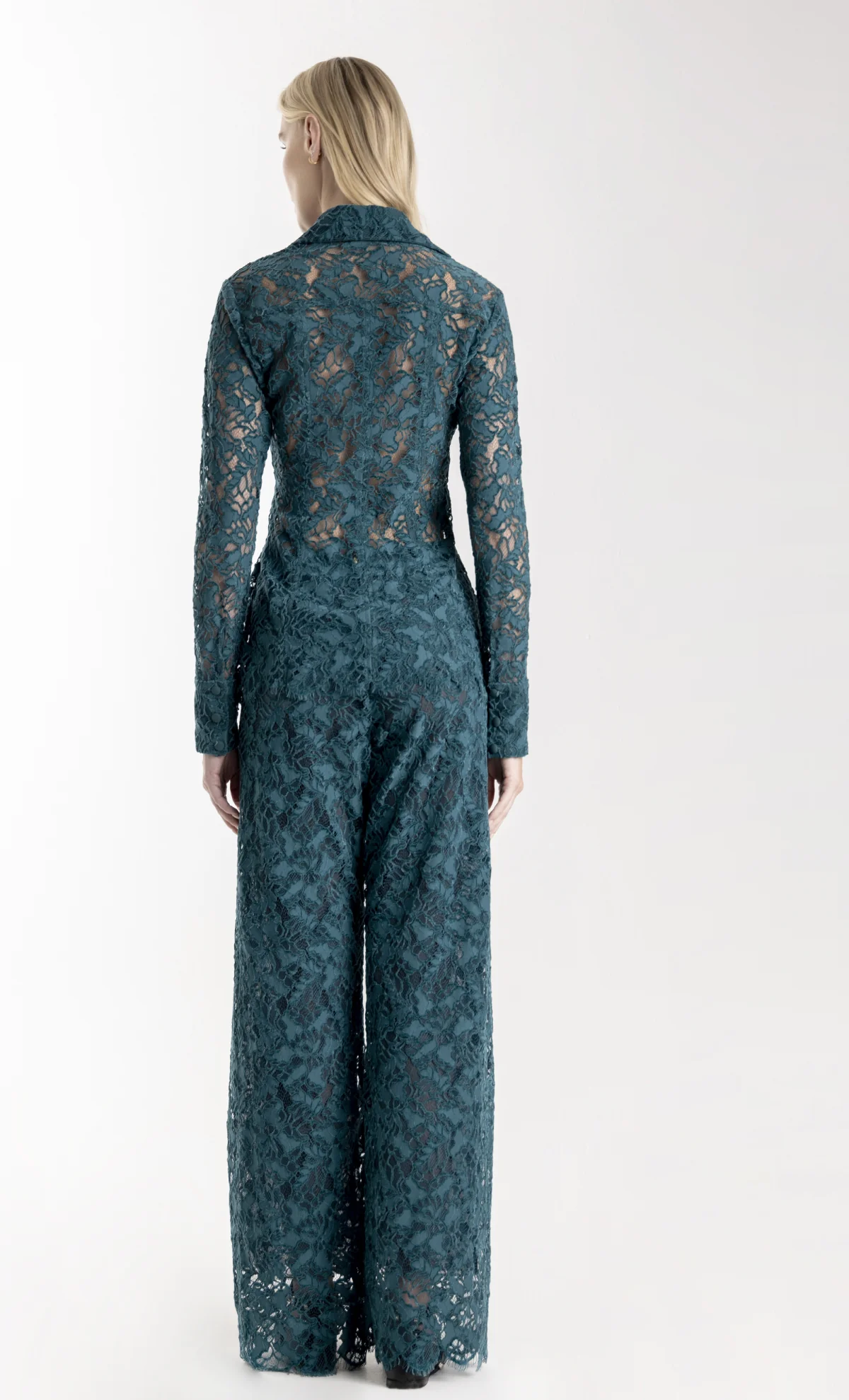 Jade Foliage Maxi Pants for Women - Image 3
